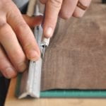 Cutting veneer