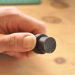 Rolling wood to set the wood in a circular shape