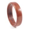 Jarrah simple wooden ring - right side