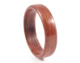 Jarrah simple wooden ring - right side