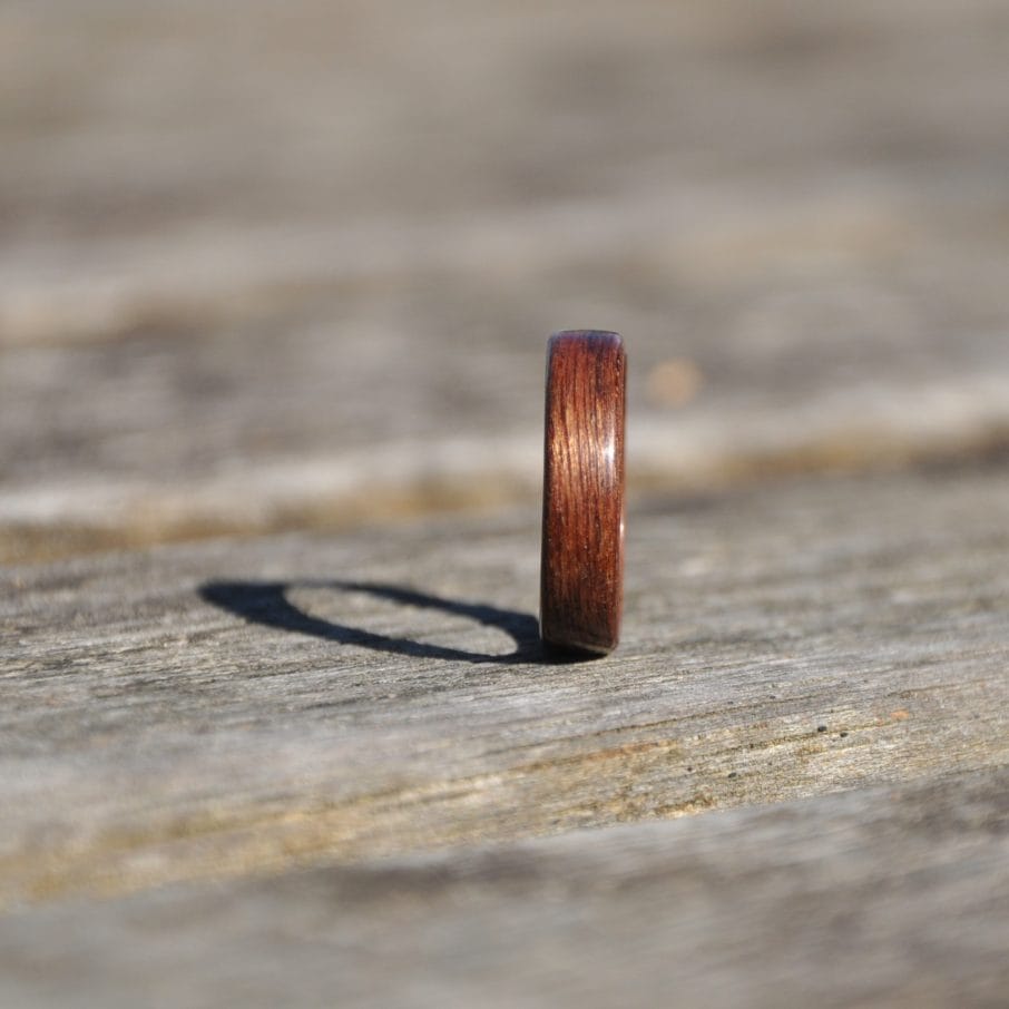 Silky Walnut Wood Ring