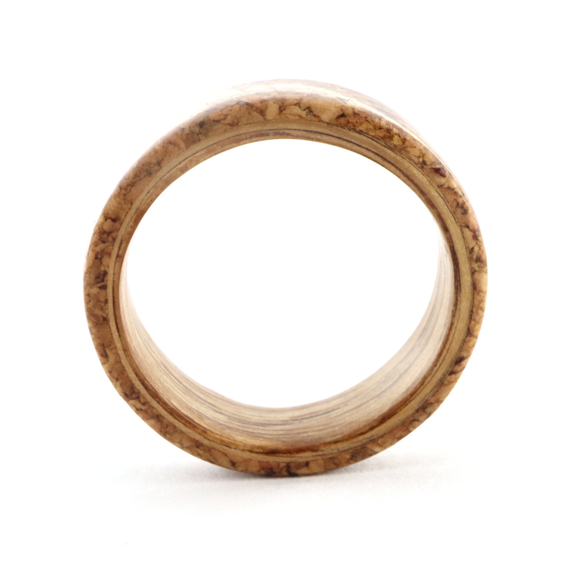 Cork Wooden Ring with Oak - O shape