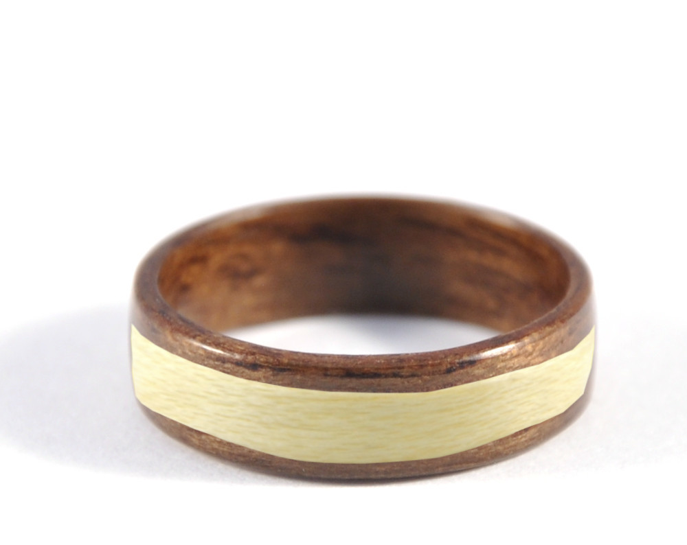 Queensland Walnut base and Canadian Maple inlay