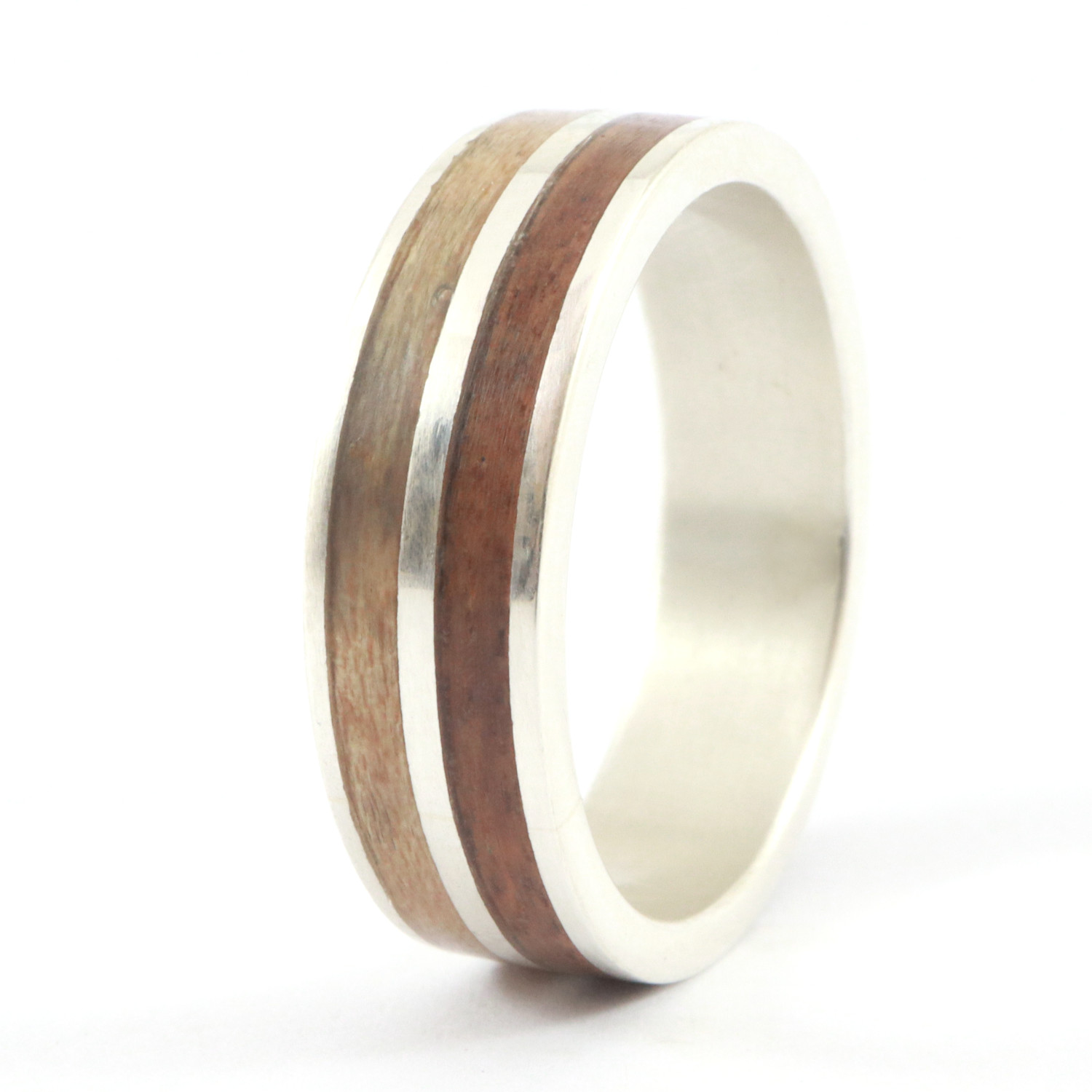 Heritage Fusion Wedding Ring - interior view flat surface