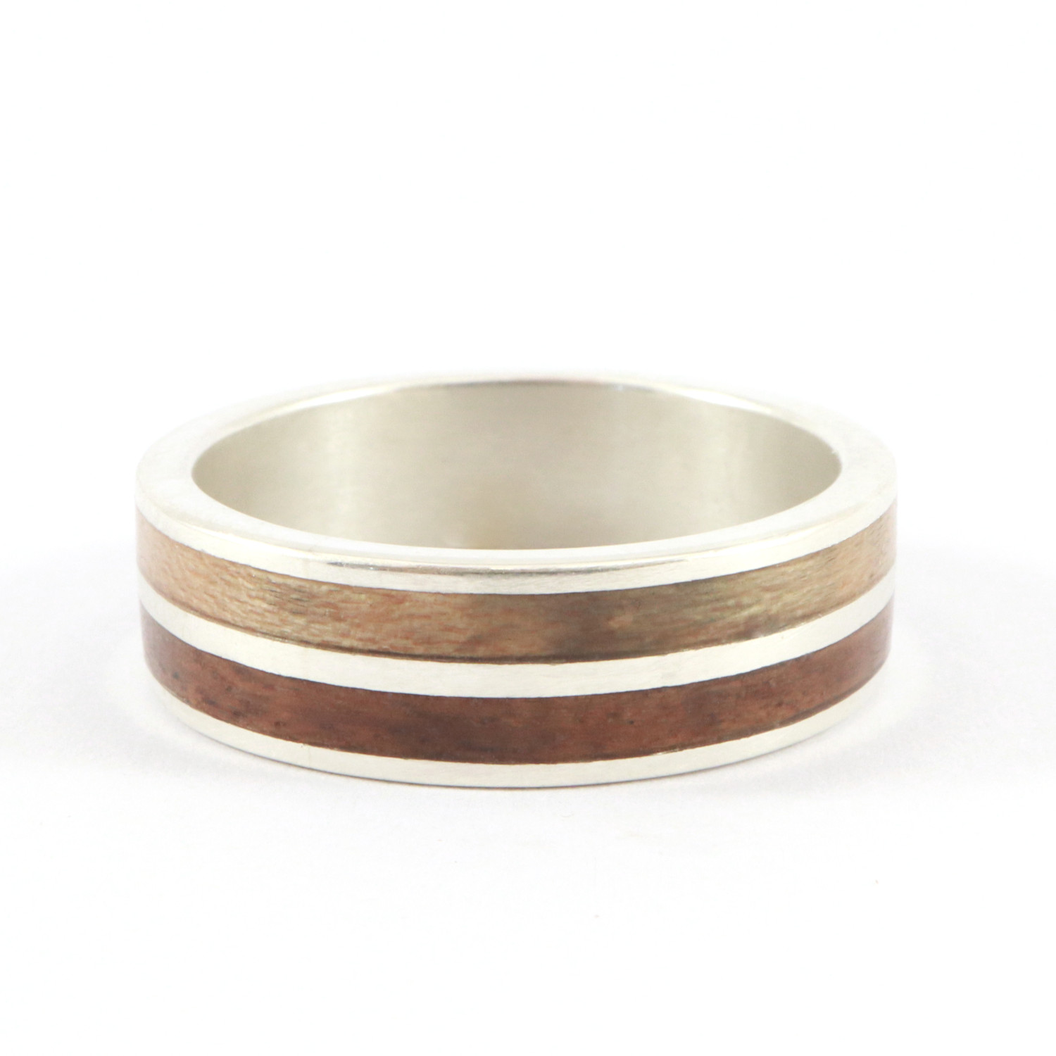 Heritage Fusion Wedding Ring - standing ring flat surface