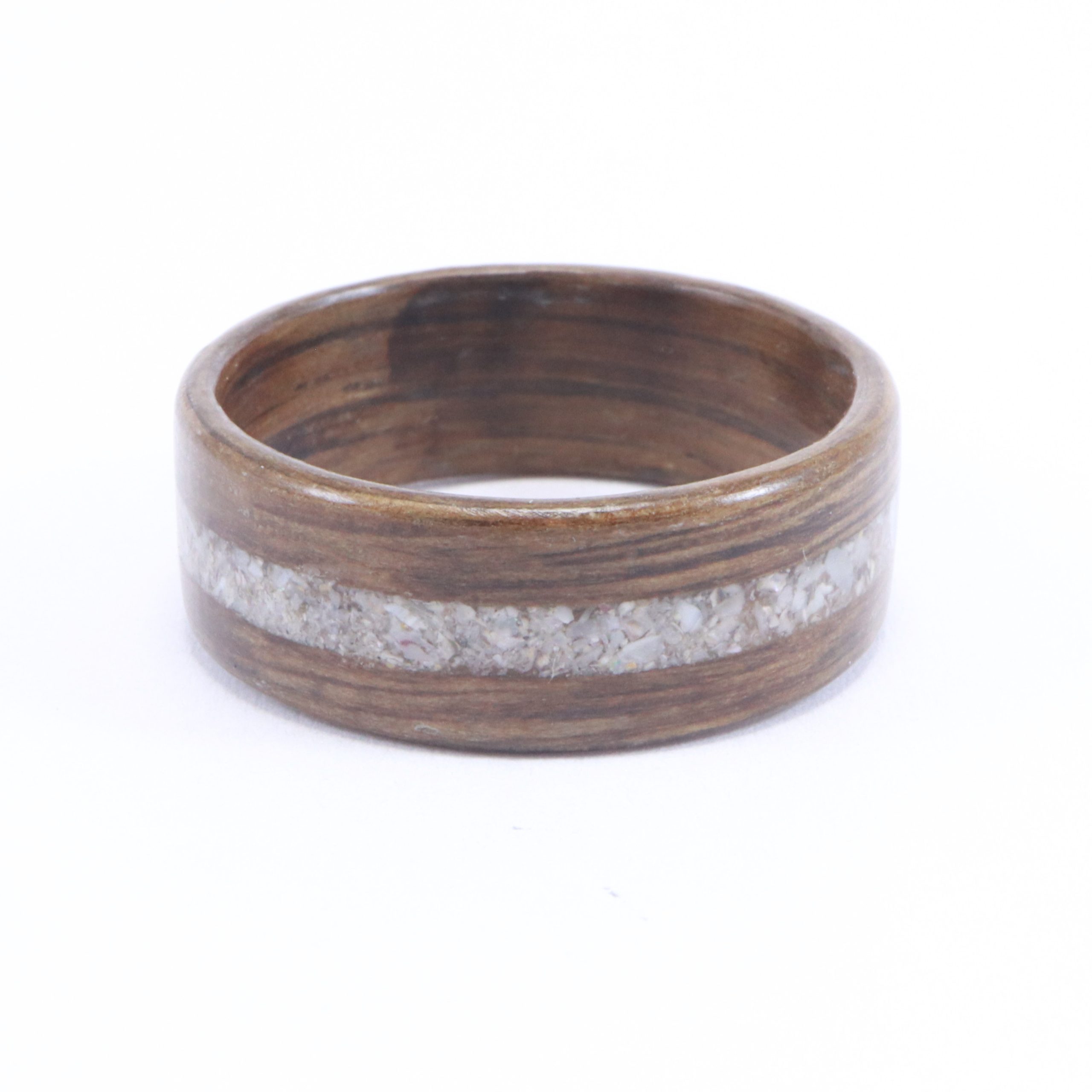 Custom Silver Ring with Your Own Sand Inlay - Image 2